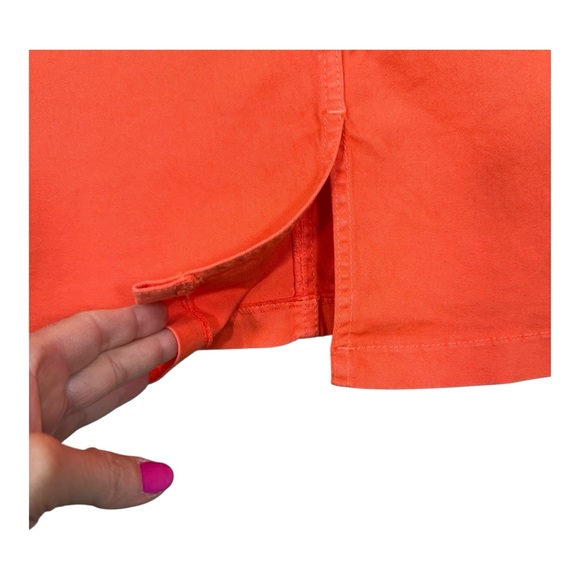 NYDJ Not Your Daughter’s Jeans Pencil Skirt Papaya Color Size 14 Made In USA - Picture 7 of 12